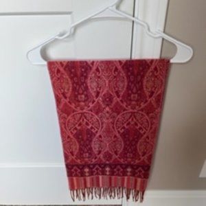Red and Purple Warm Scarf